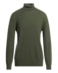 Gran Sasso Rollkragenpullover Militärgrün