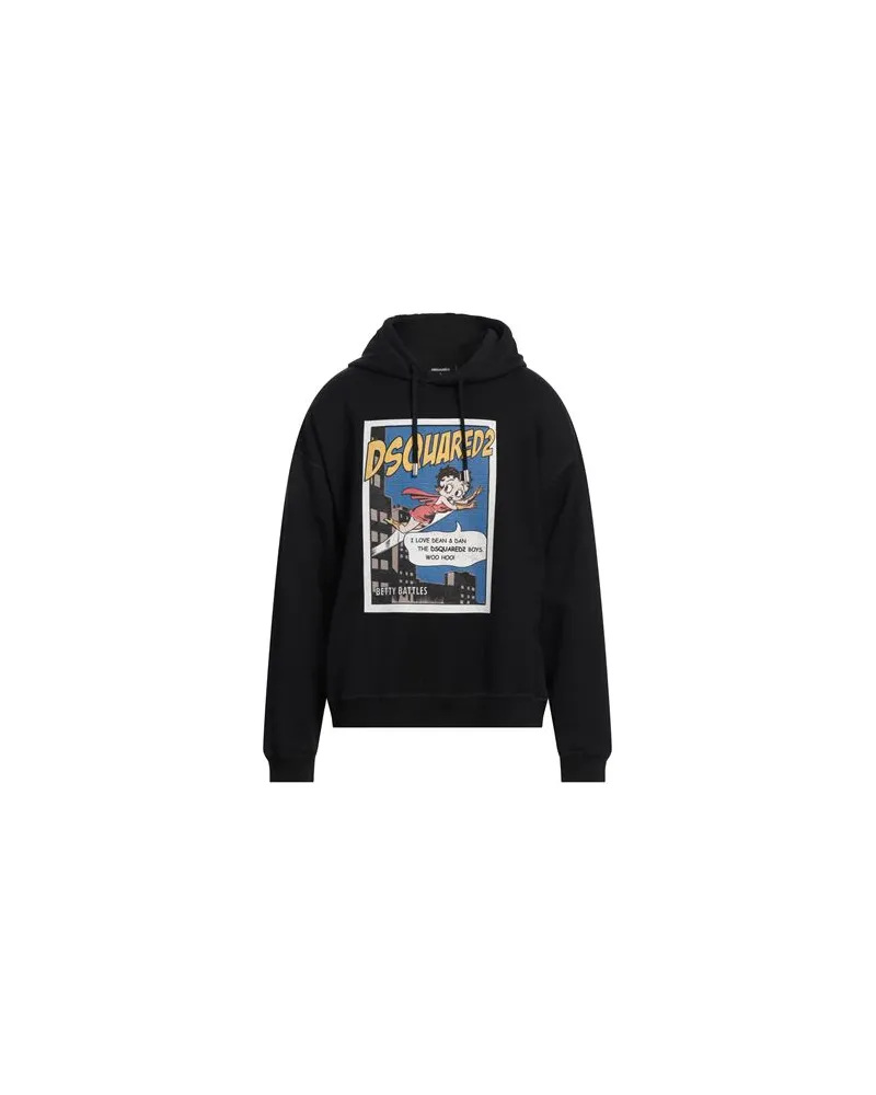 Dsquared2 TOPS - Sweatshirtsauf YOOX.COM Schwarz