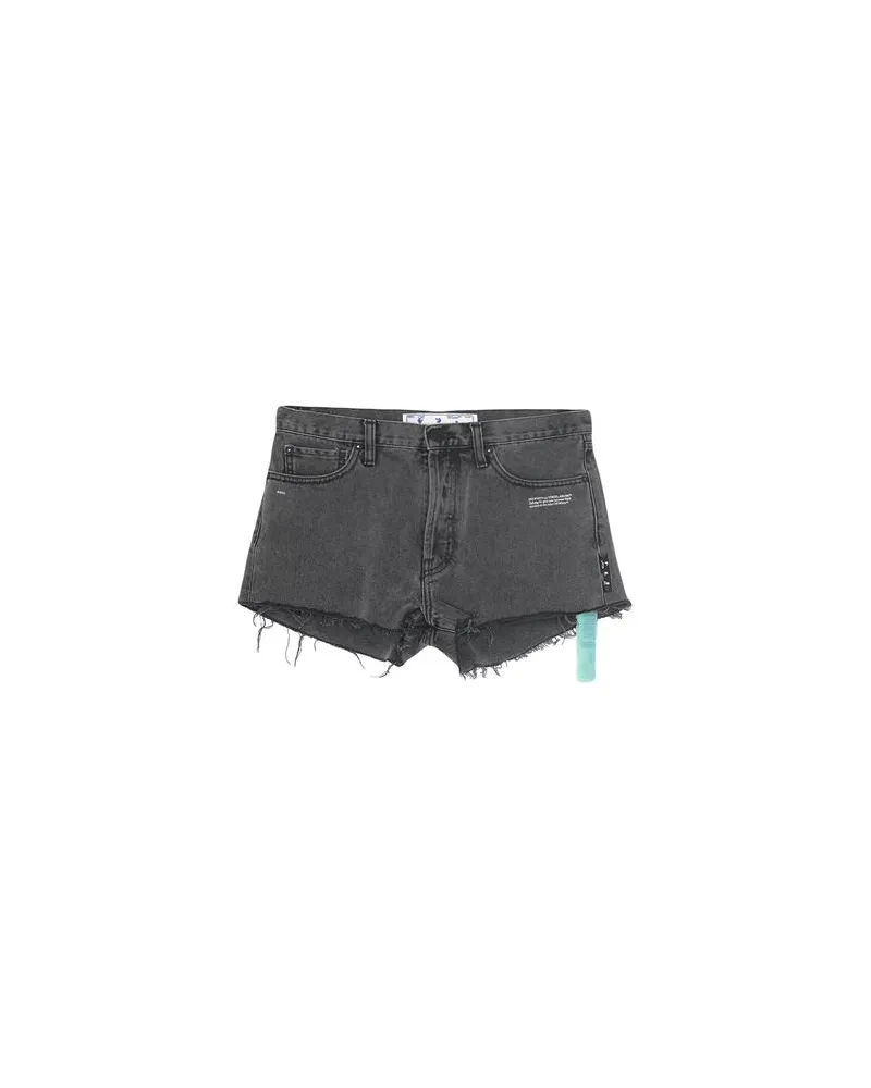 OFF-WHITE HOSEN & RÖCKE - Jeansshortsauf YOOX.COM Braungrau