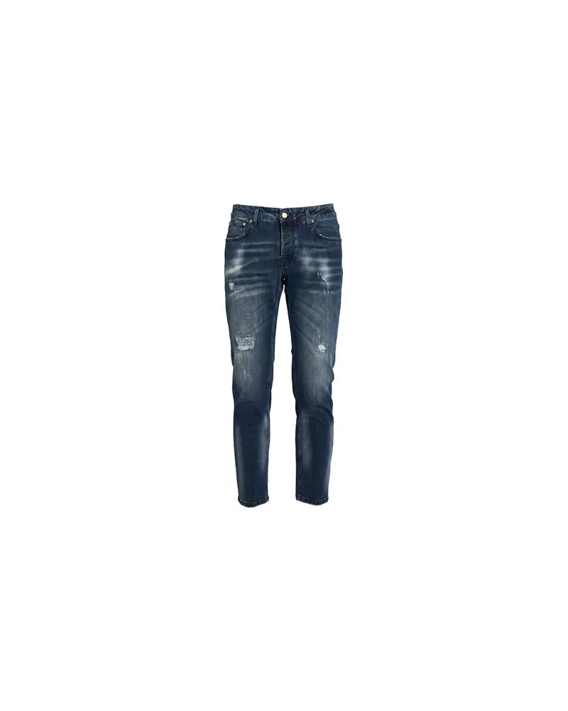 Daniele Alessandrini HOSEN & RÖCKE - Jeanshosenauf YOOX.COM Blau
