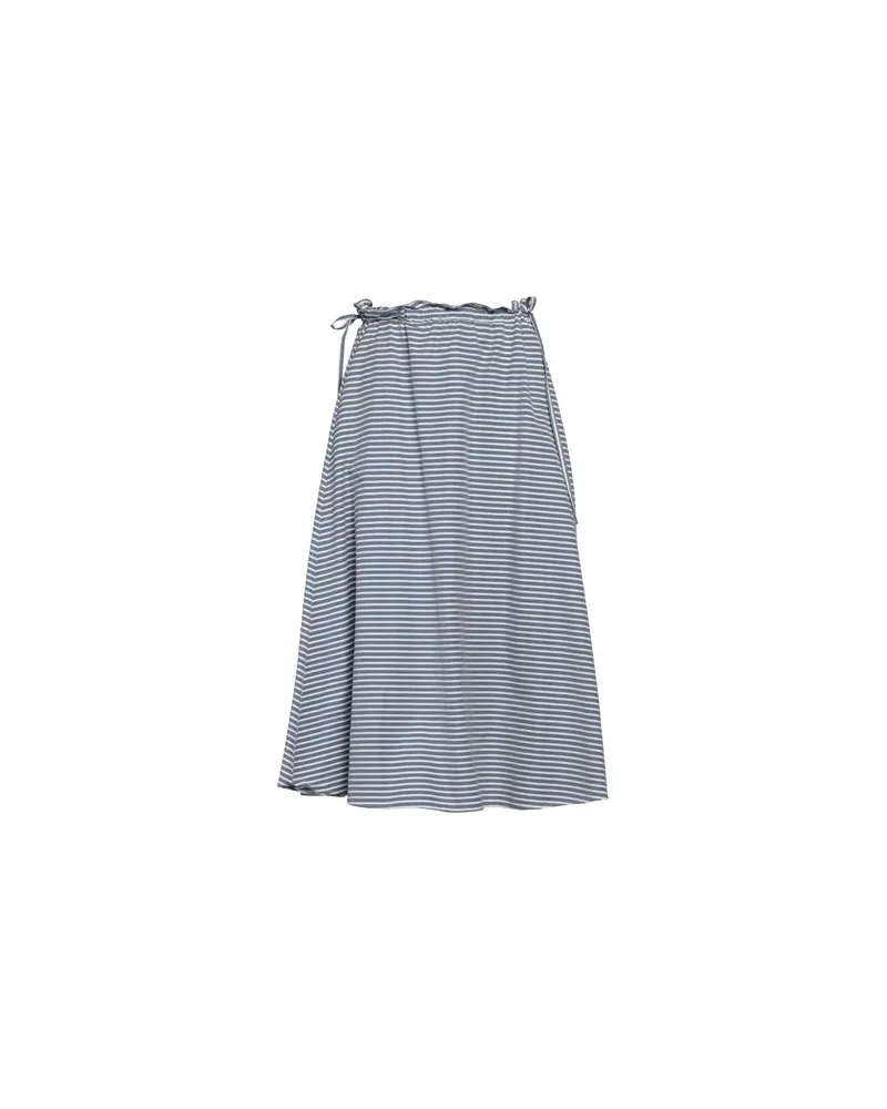DOUUOD HOSEN & RÖCKE - Midi-Röckeauf YOOX.COM Taubenblau