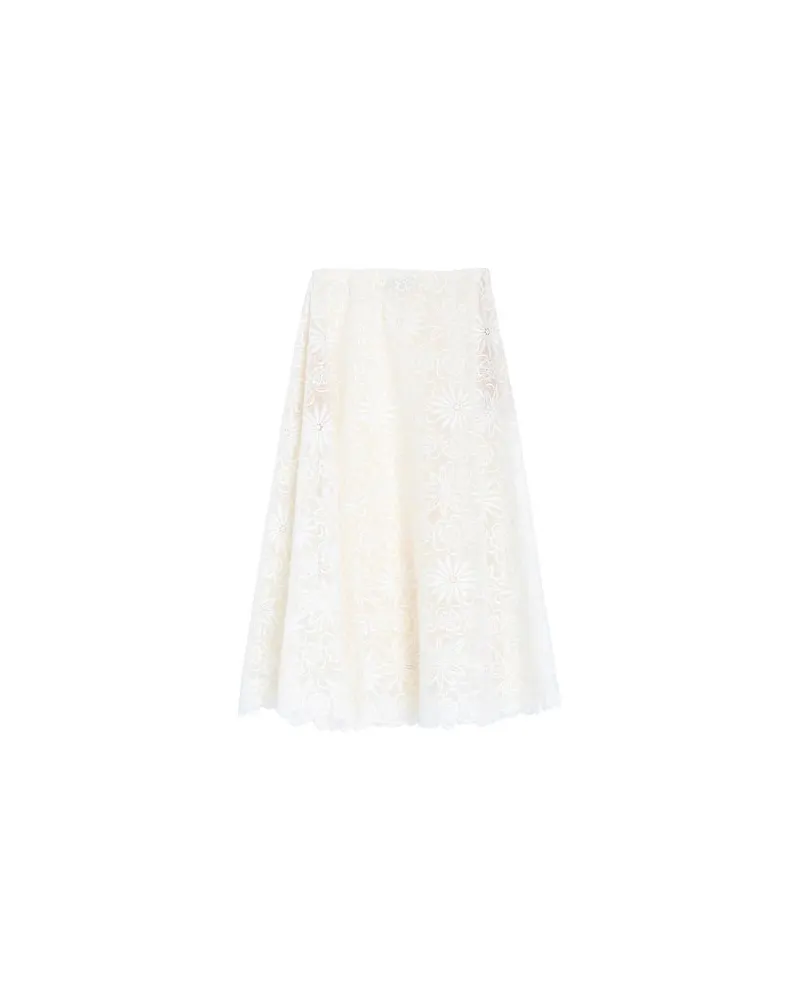 Valentino Garavani HOSEN & RÖCKE - Midi-Röckeauf YOOX.COM Elfenbein