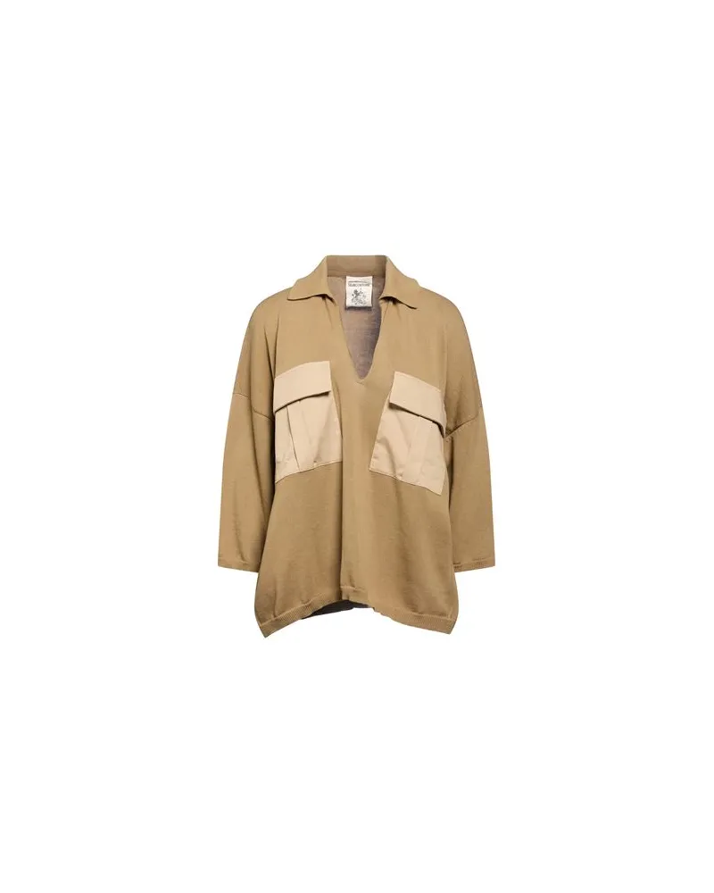 Semicouture STRICKWAREN - Pulloverauf YOOX.COM Khaki