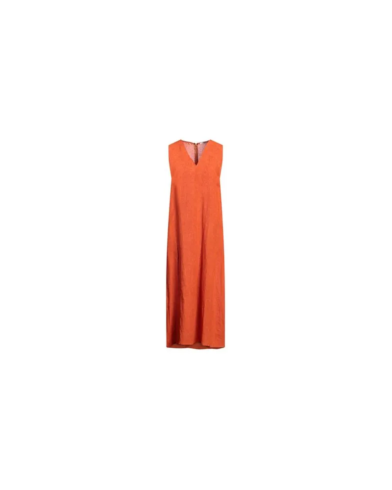 Maliparmi KLEIDER - Maxi-Kleiderauf YOOX.COM Orange