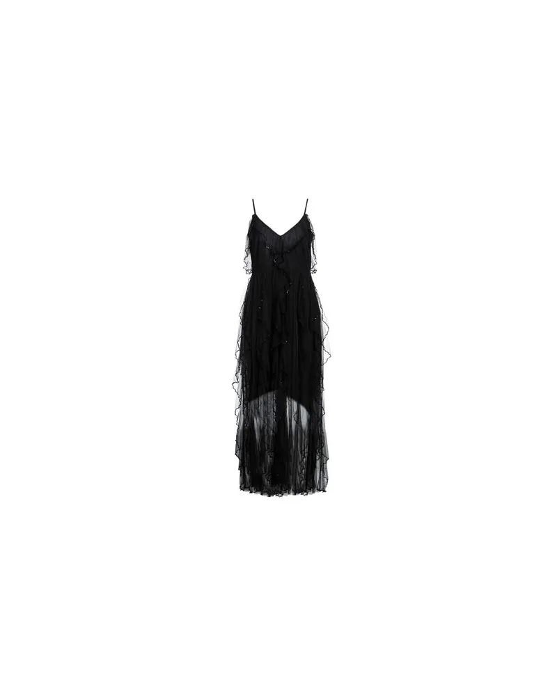 Twin-Set KLEIDER - Maxi-Kleiderauf YOOX.COM Schwarz