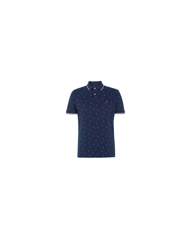 Ralph Lauren Custom Slim Fit Camo Mesh Polo - TOPS - Poloshirtsauf YOOX.COM Nachtblau