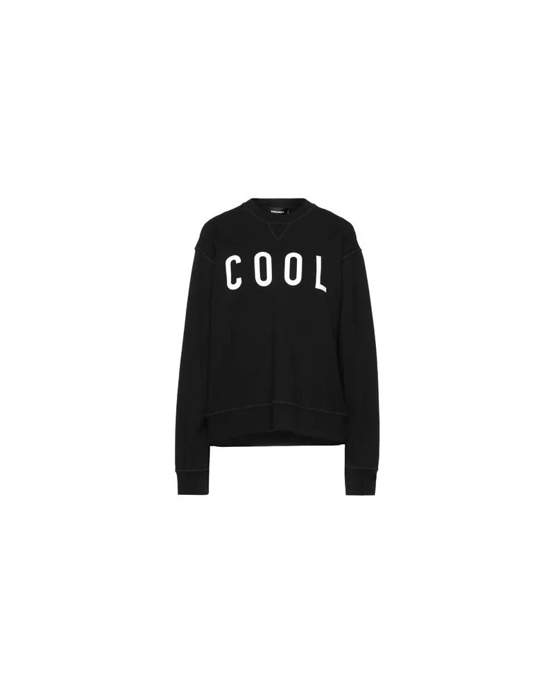 Dsquared2 TOPS - Sweatshirtsauf YOOX.COM Schwarz