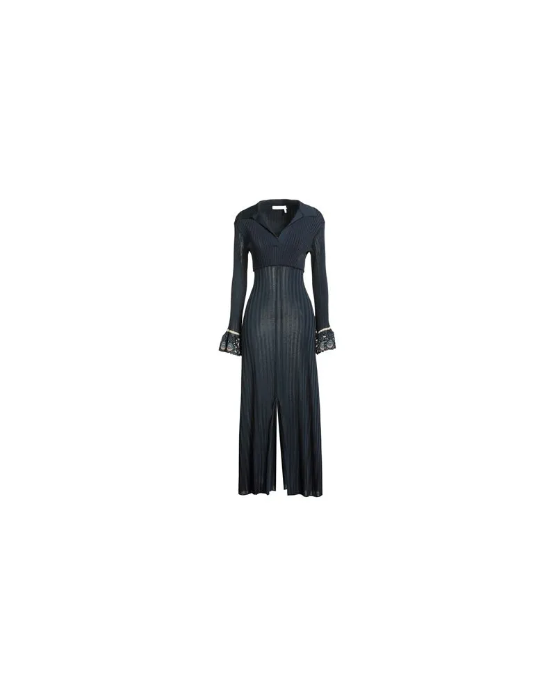 Chloé KLEIDER - Maxi-Kleiderauf YOOX.COM Marineblau