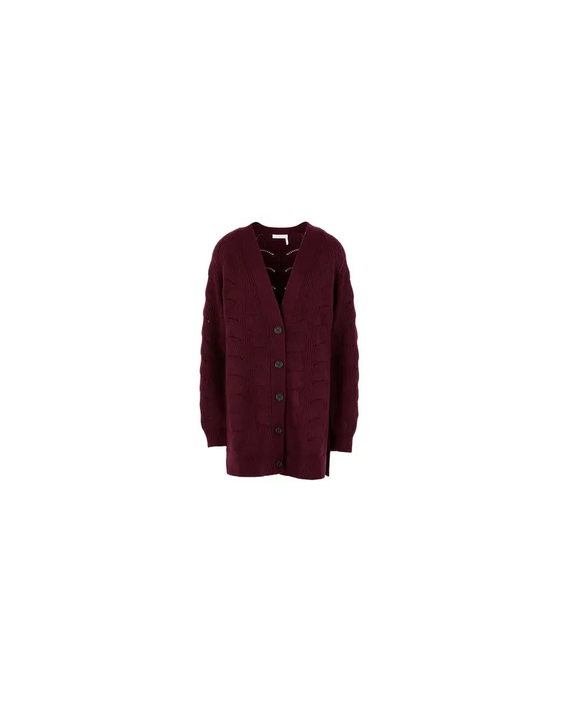 See by Chloé STRICKWAREN - Strickjackenauf YOOX.COM Pflaume