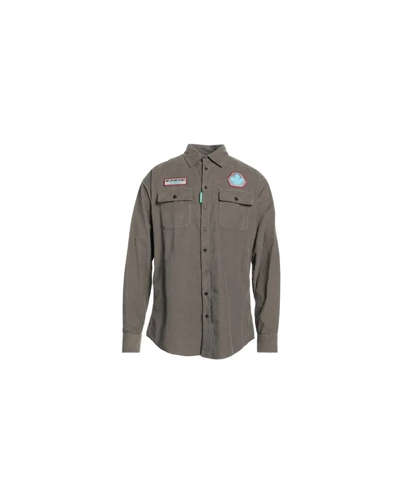 Dsquared2 TOPS - Hemdenauf YOOX.COM Khaki