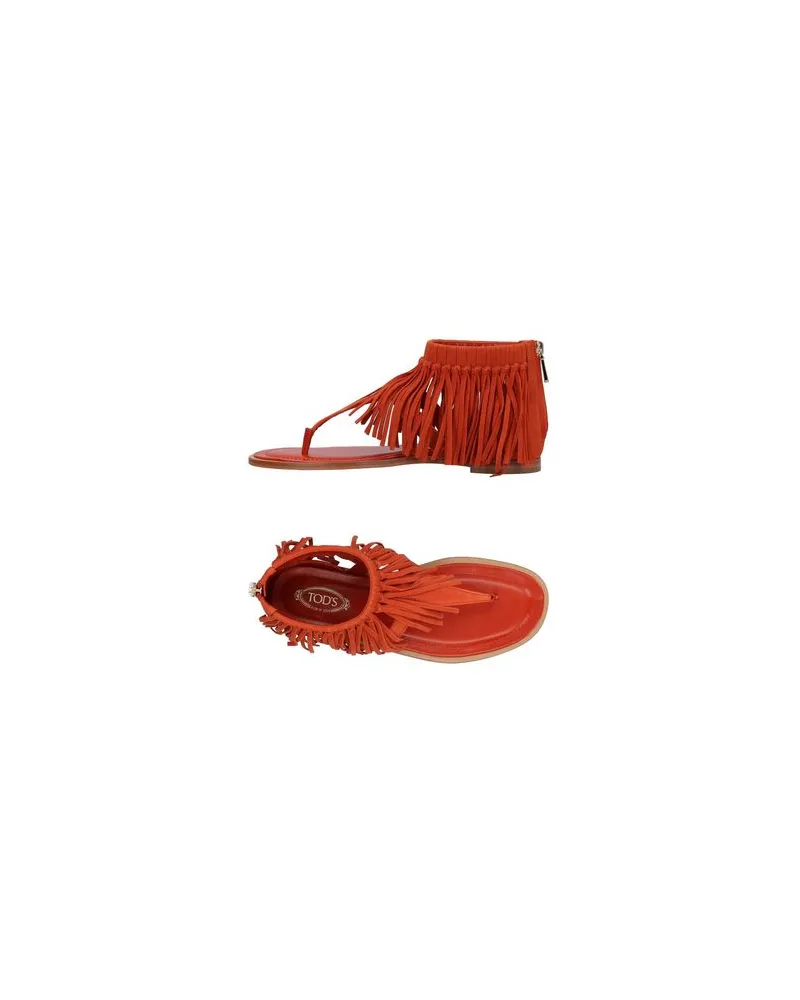 TOD'S SCHUHE - Zehentrennerauf YOOX.COM Orange