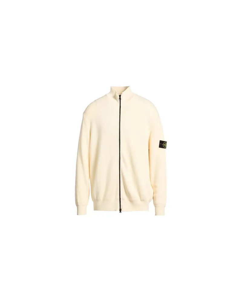 Stone Island STRICKWAREN - Strickjackenauf YOOX.COM Elfenbein