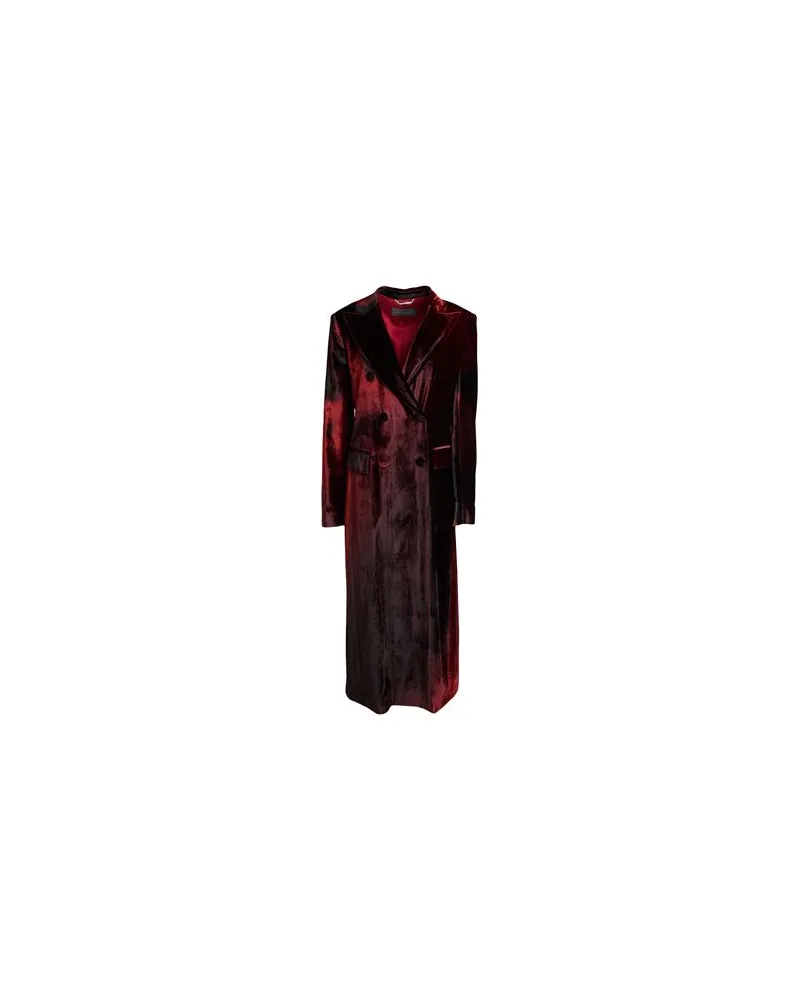 Alberta Ferretti JACKEN & MÄNTEL - Mäntelauf YOOX.COM Bordeaux