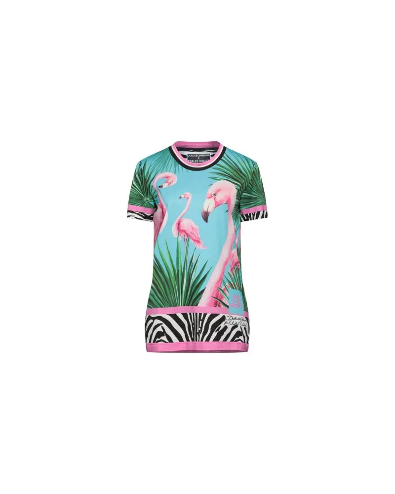 Dolce & Gabbana X KHALED KHALED - TOPS - T-shirtsauf YOOX.COM Azurblau