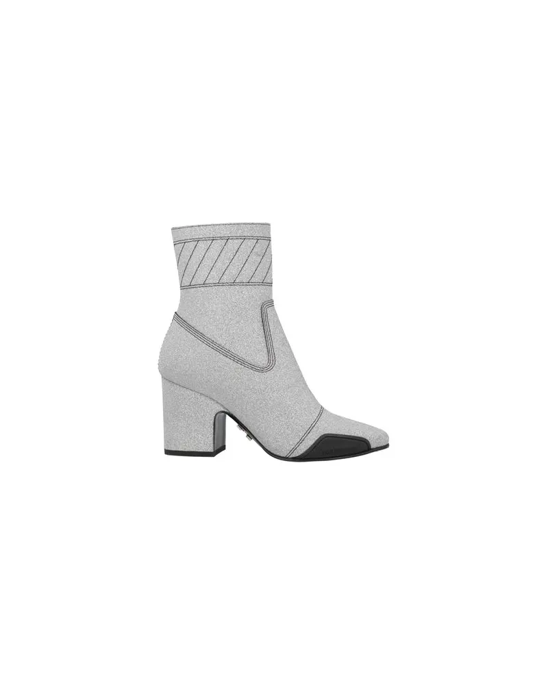 OFF-WHITE SCHUHE - Stiefelettenauf YOOX.COM Silber