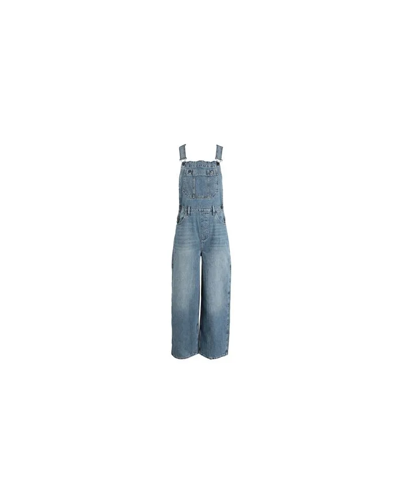 Topshop OVERALLS - Lange Overallsauf YOOX.COM Blau