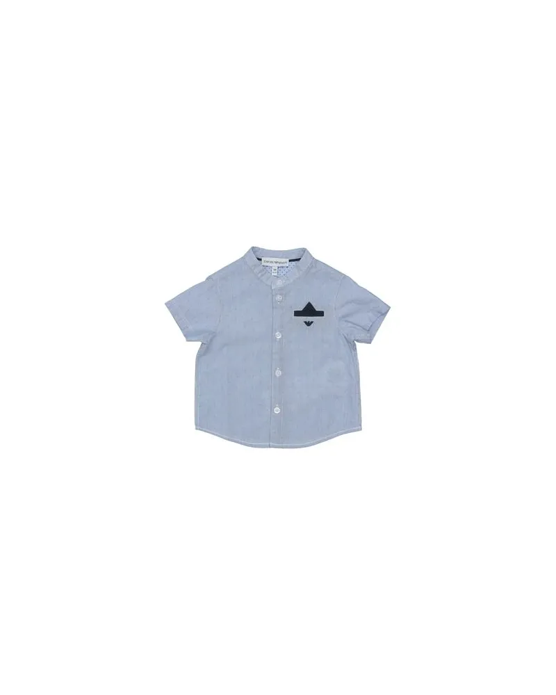 Emporio Armani TOPS - Hemdenauf YOOX.COM Blau
