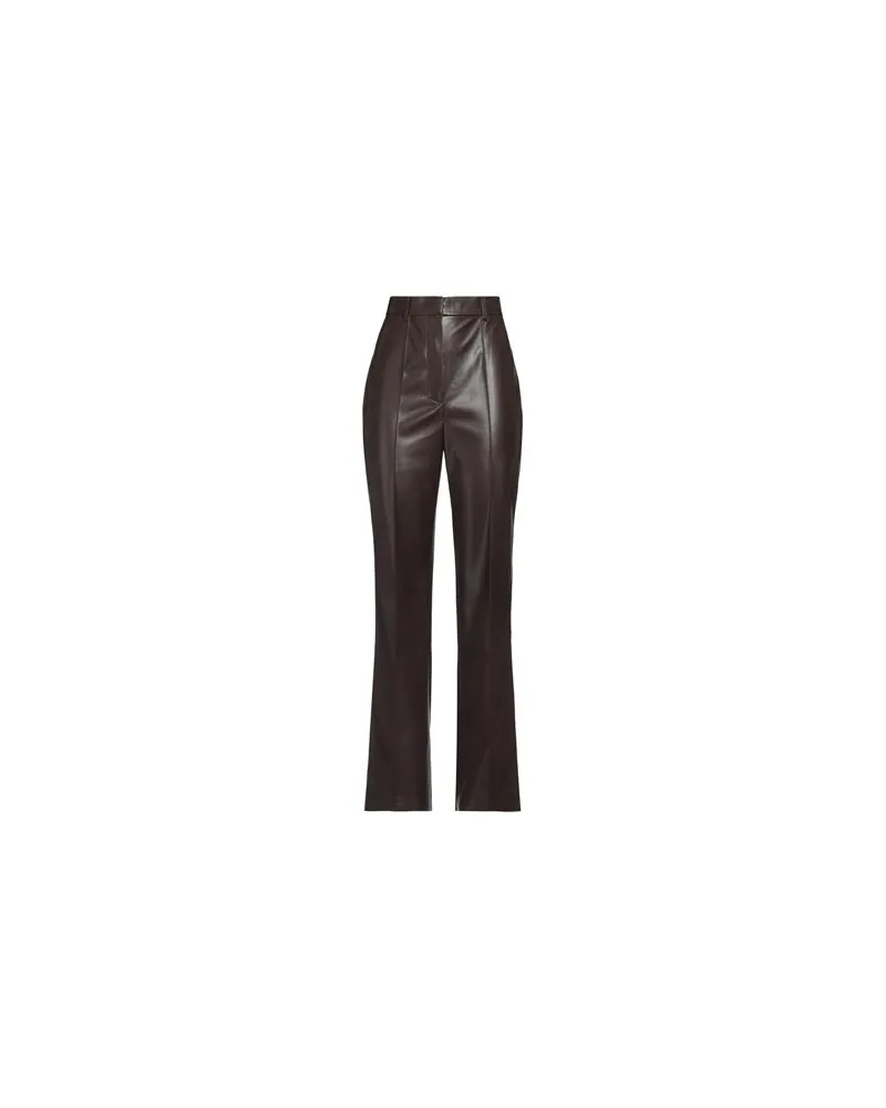 Nanushka HOSEN & RÖCKE - Hosenauf YOOX.COM Dunkelbraun