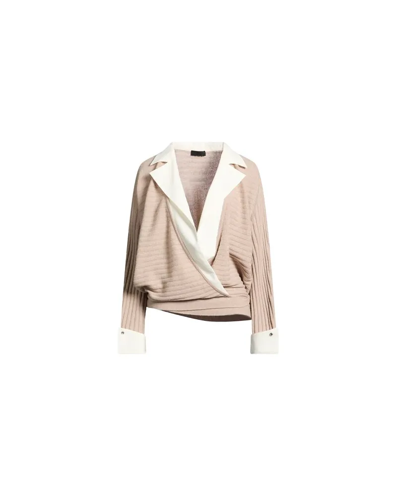 Liu Jo STRICKWAREN - Strickjackenauf YOOX.COM Beige