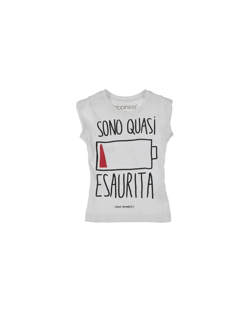 Happiness TOPS - T-shirtsauf YOOX.COM Weiß