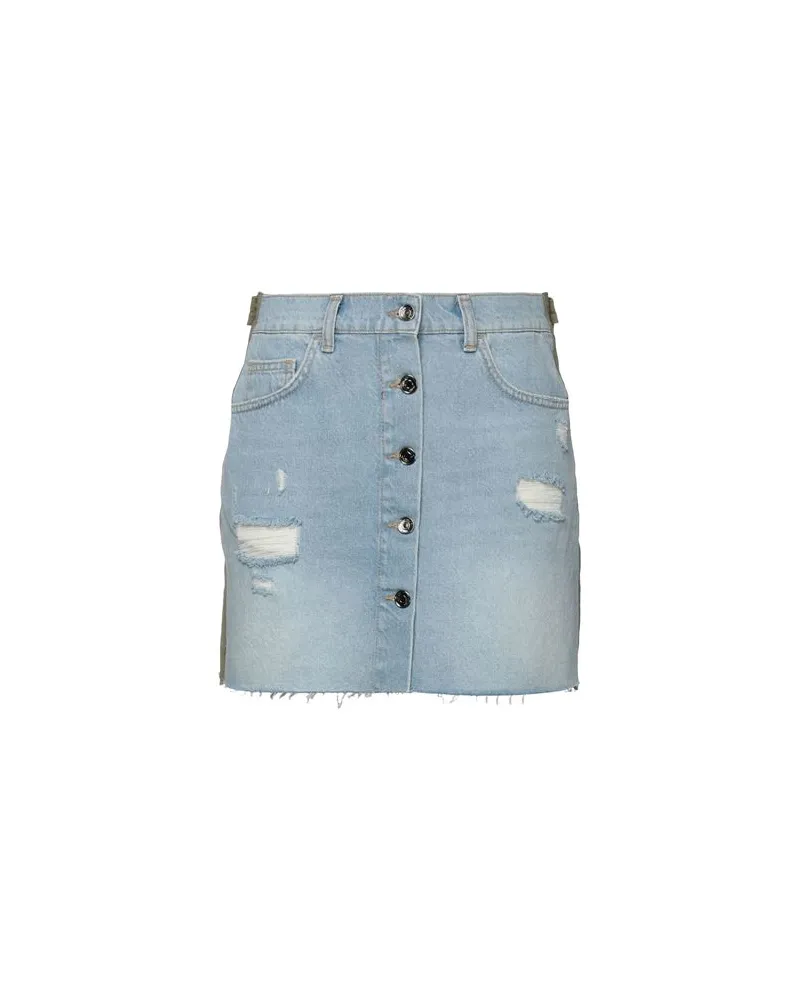 Liu Jo HOSEN & RÖCKE - Jeansröckeauf YOOX.COM Blau