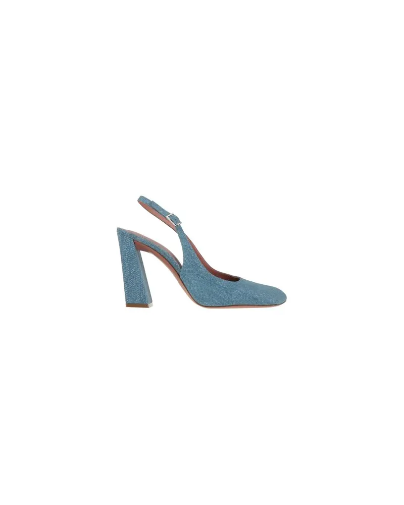 Amina Muaddi SCHUHE - Pumpsauf YOOX.COM Blau