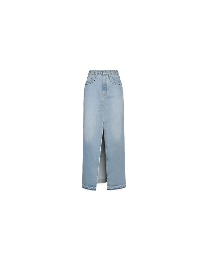 Alessandra Rich HOSEN & RÖCKE - Jeansröckeauf YOOX.COM Blau
