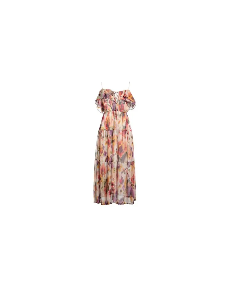 Soallure KLEIDER - Maxi-Kleiderauf YOOX.COM Pfirsich