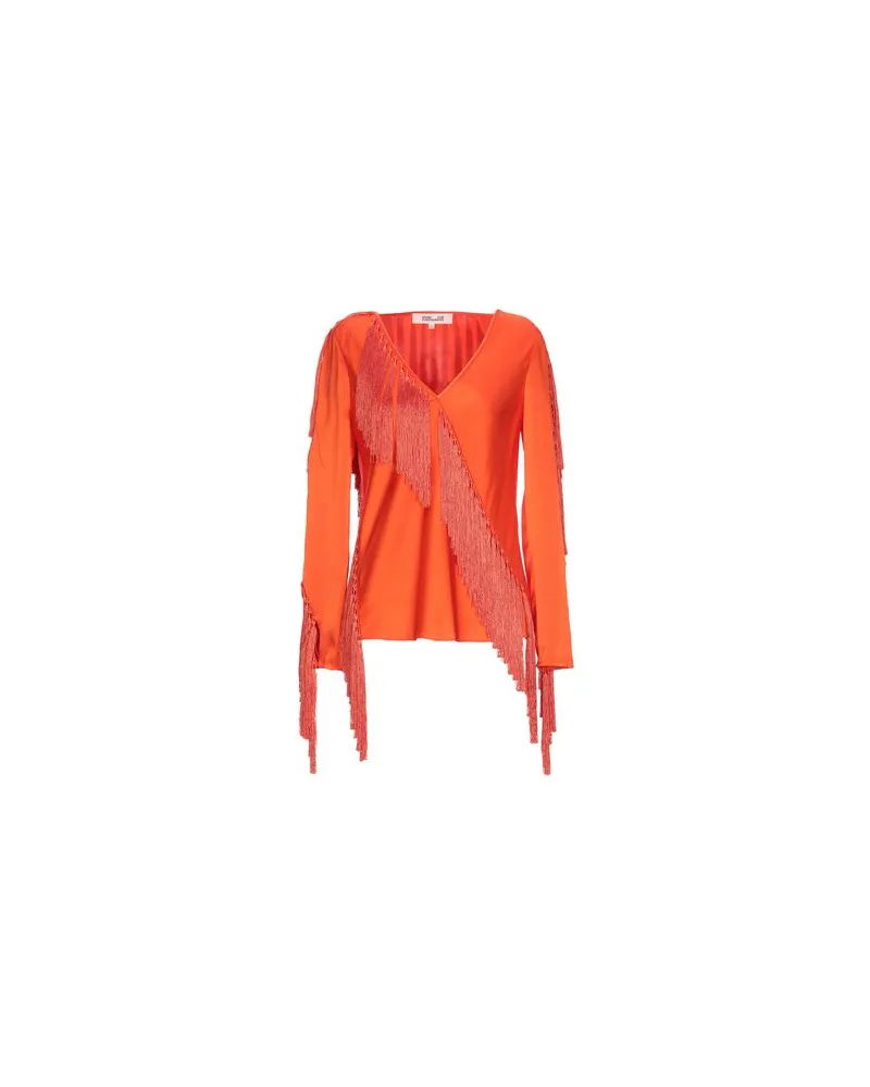 Diane von Furstenberg TOPS - Topsauf YOOX.COM Orange