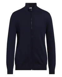 Luigi Borrelli Strickjacke Marineblau