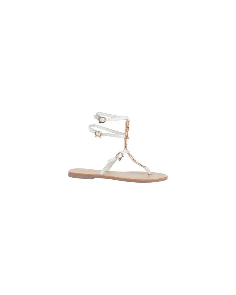 Patrizia Pepe SCHUHE - Zehentrennerauf YOOX.COM Weiß