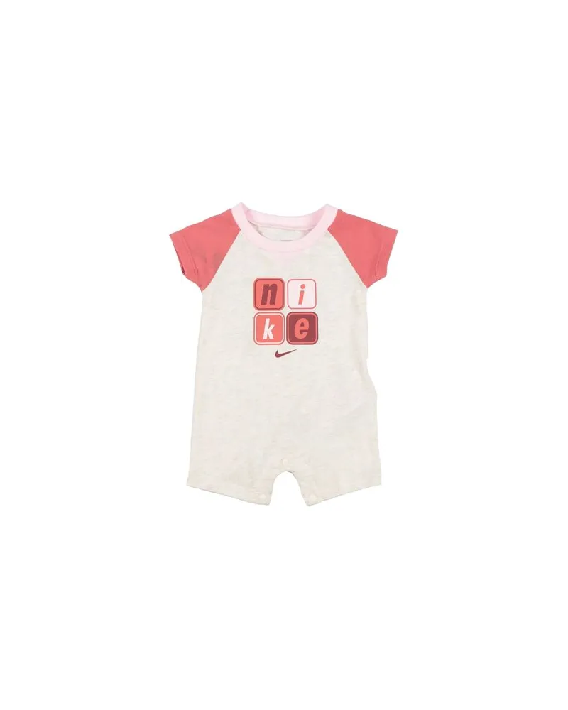 Nike SS SHORT ROMPER  - NEUGEBORENE - Babystrampler & -Latzhoseauf YOOX.COM Beige