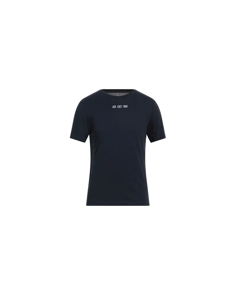 Armani Exchange TOPS - T-shirtsauf YOOX.COM Marineblau