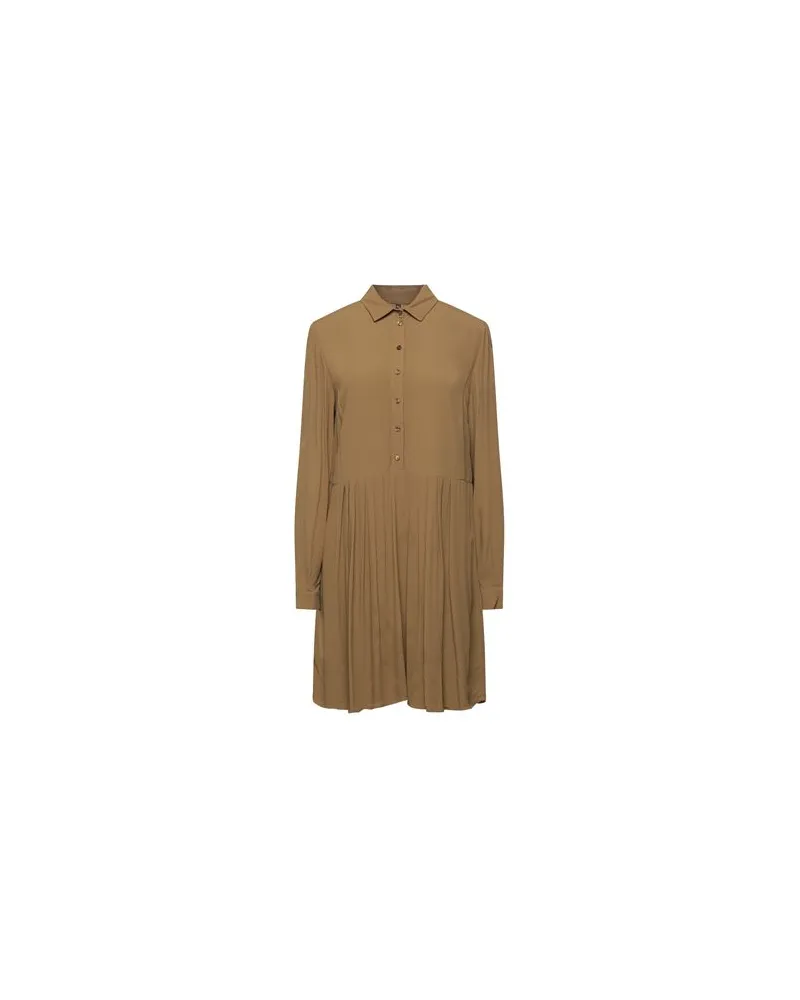 Manila Grace KLEIDER - Mini-Kleiderauf YOOX.COM Militärgrün