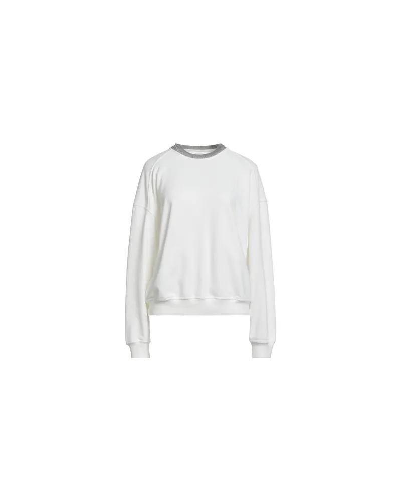 Brunello Cucinelli TOPS - Sweatshirtsauf YOOX.COM Elfenbein