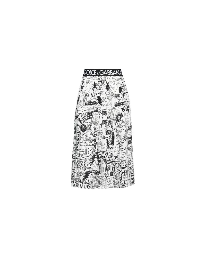 Dolce & Gabbana HOSEN & RÖCKE - Midi-Röckeauf YOOX.COM Schwarz