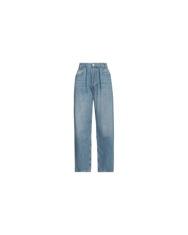 Maje HOSEN & RÖCKE - Jeanshosenauf YOOX.COM Blau