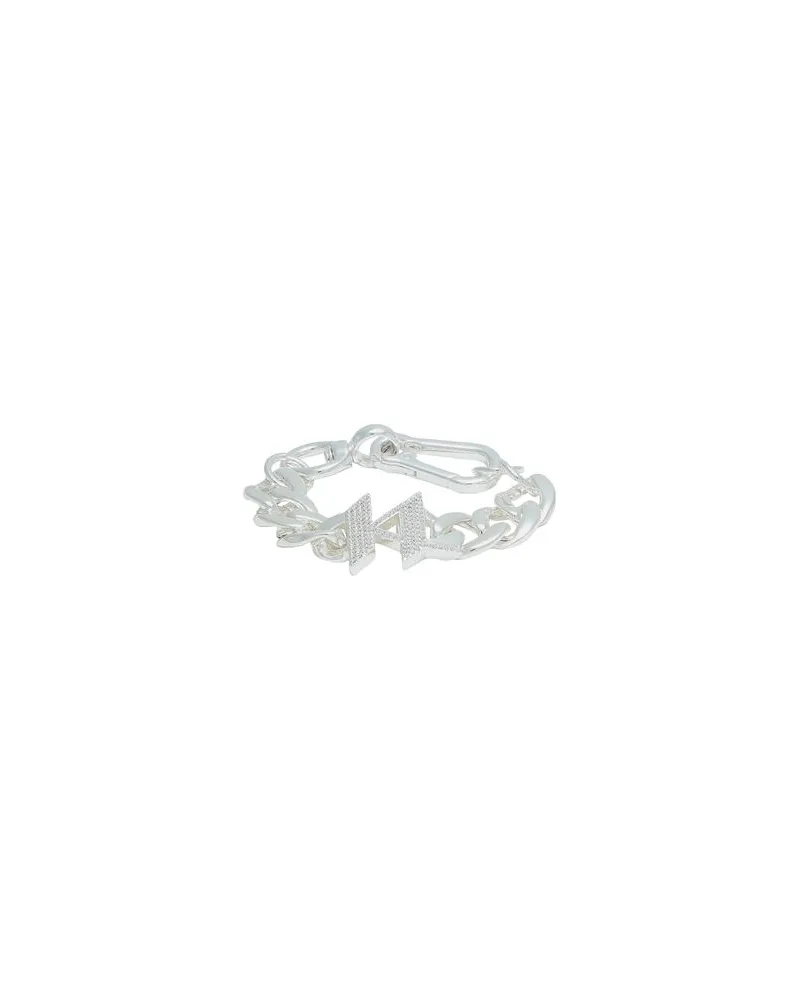 Karl Lagerfeld K/MONOGRAM CHAIN PAVE BRACELET - SCHMUCK und UHREN - Armbänderauf YOOX.COM Silber