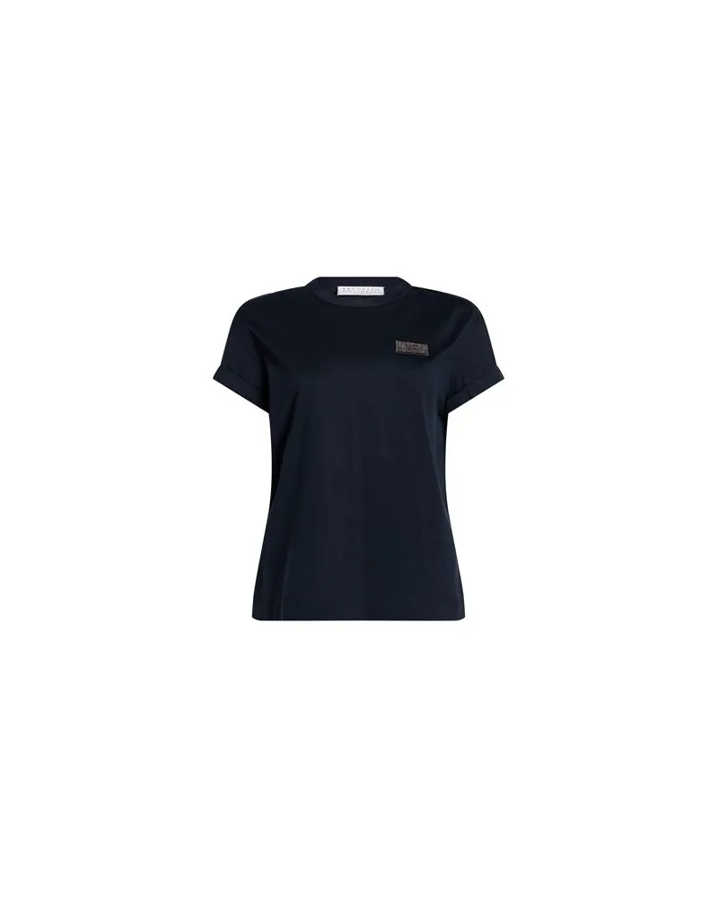 Brunello Cucinelli TOPS - T-shirtsauf YOOX.COM Nachtblau