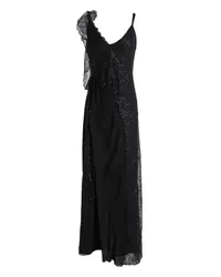 Topshop Maxi-Kleid Schwarz