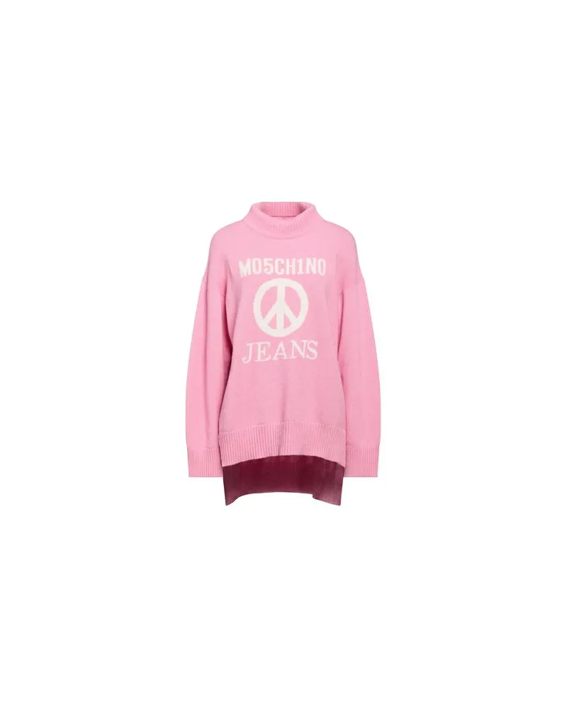 Moschino STRICKWAREN - Rollkragenpulloverauf YOOX.COM Rosa