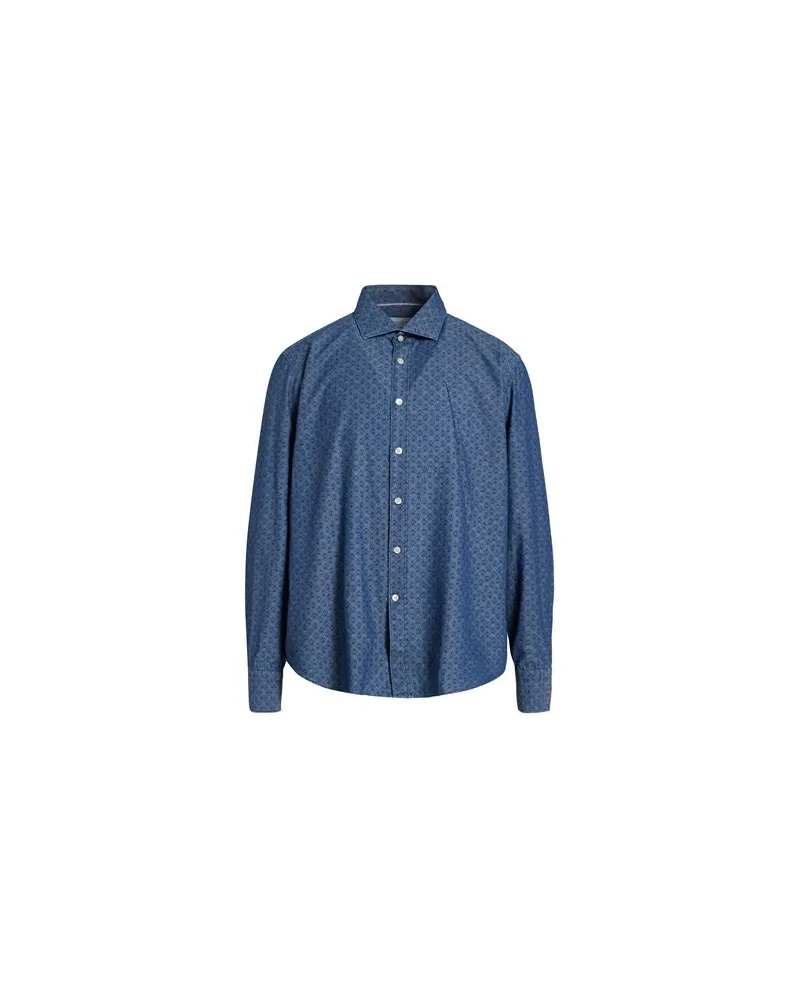 Tintoria Mattei TOPS - Jeanshemdenauf YOOX.COM Blau