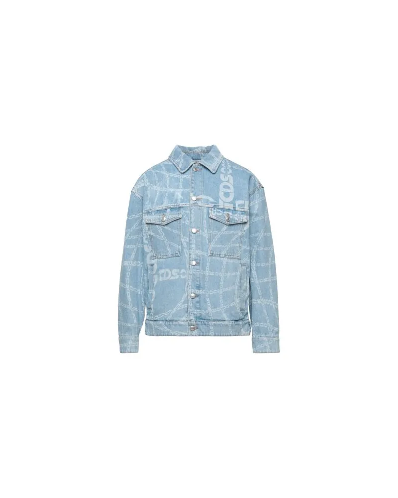 GCDS JACKEN & MÄNTEL - Jeansjacken/Mäntelauf YOOX.COM Blau