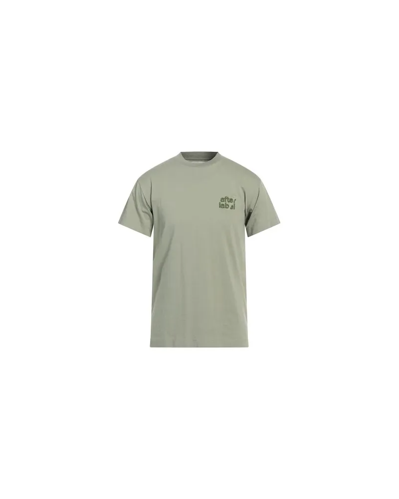 AFTER/LABEL TOPS - T-shirtsauf YOOX.COM Salbeigrün