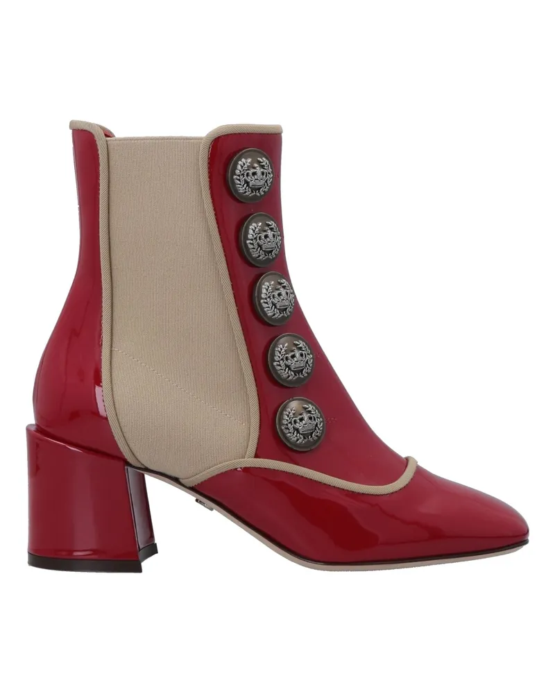 Dolce & Gabbana Stiefelette Rot