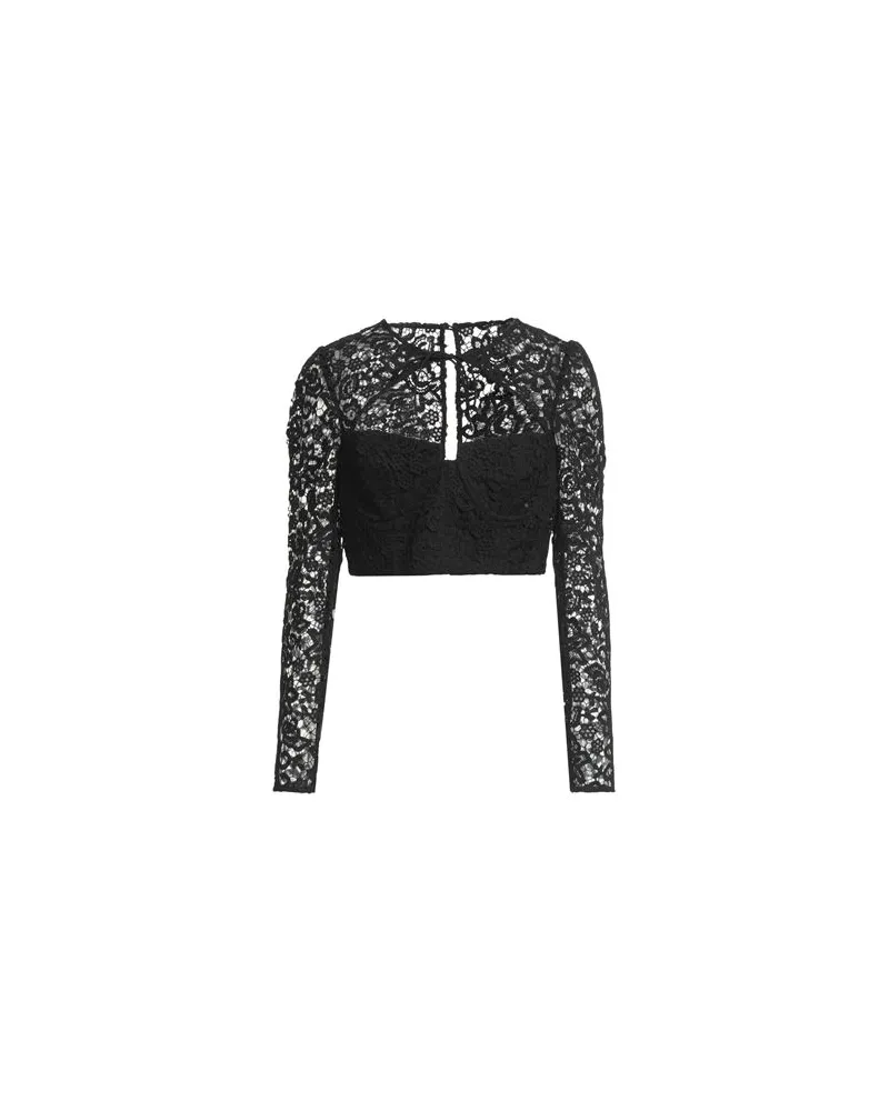 Self-Portrait TOPS - Topsauf YOOX.COM Schwarz