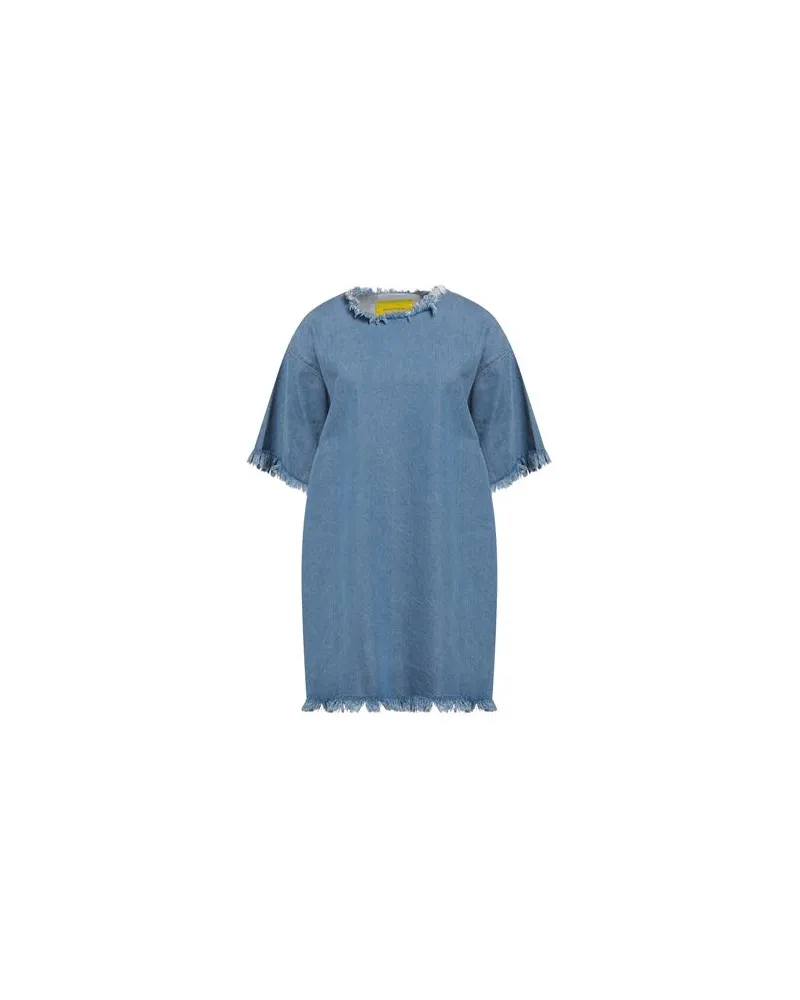 Marques ' Almeida KLEIDER - Mini-Kleiderauf YOOX.COM Blau