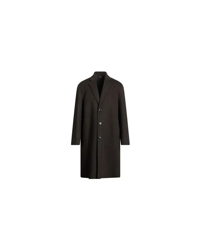 Paltò JACKEN & MÄNTEL - Mäntelauf YOOX.COM Dunkelbraun