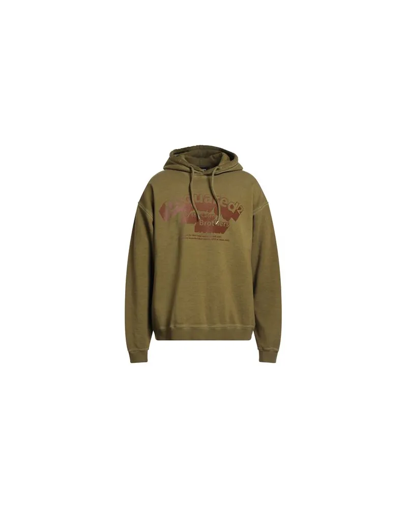 Dsquared2 TOPS - Sweatshirtsauf YOOX.COM Militärgrün