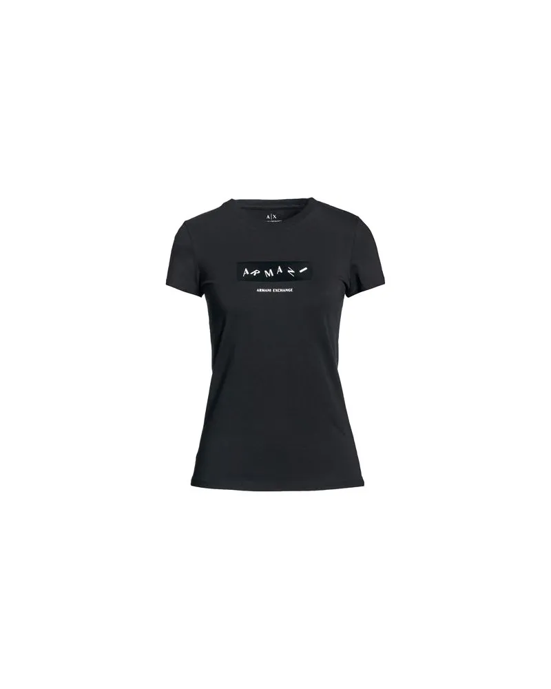 Armani Exchange TOPS - T-shirtsauf YOOX.COM Schwarz